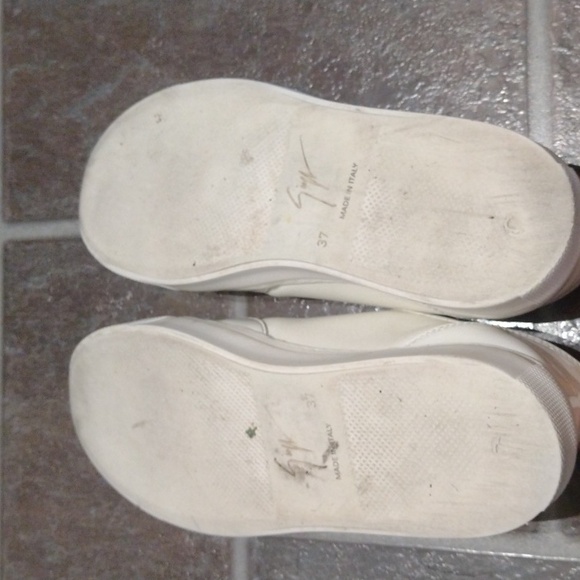 Giuseppe Zanotti patent leather and smooth leather white Sneakers size 37 - Picture 7 of 11